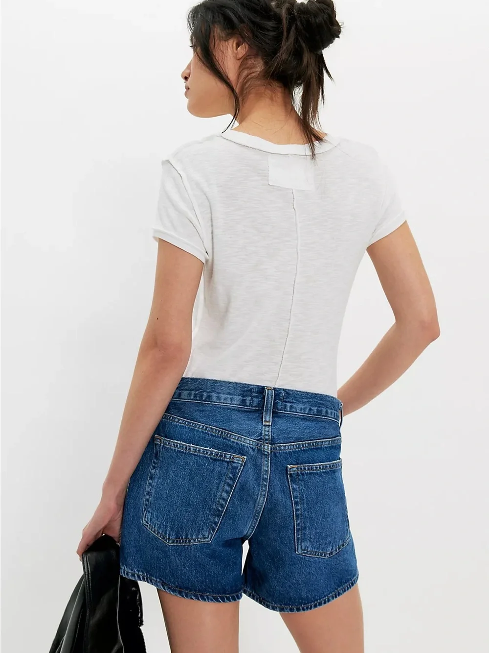NWOT AGOLDE Parker Long Shorts in Enamour